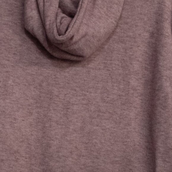 Brown Hooded Sweatshirt With Kangaroo Pocket & Long Sleeves - Picture 7 of 8